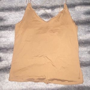 Brown tank top size L